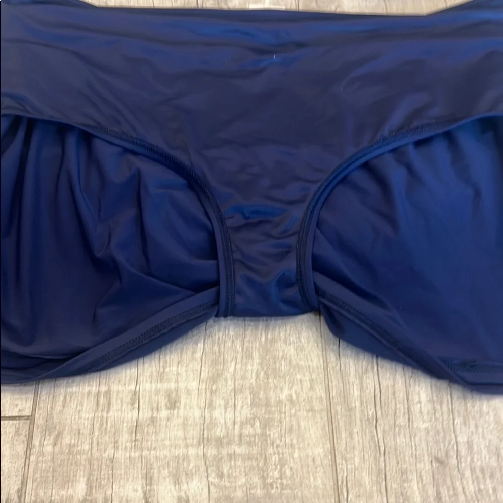 Lands' End Women's Plus Size Tummy Control Swim Skirt Size 18W‎